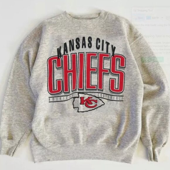 Kansas City Chiefs Football Sweatshirt Kansas City Chiefs Shirt KC Chiefs Shirt - Picture 2 of 3